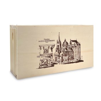 Geschenk-Holz-Kiste, 3-fach sortiert, 700 g Motiv "Dom"