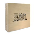 Geschenk-Holz-Kiste, 5-fach sortiert, 1400  g Motiv "Dom"