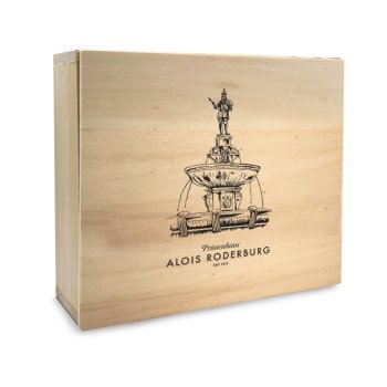 Geschenk-Holz-Kiste, 4-fach sortiert, 1000g